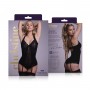 2-pc Suspendertop-set Marzia- black - S/M