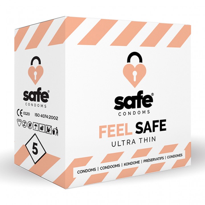 SAFE - Condoms - Ultra Thin (5 pcs) - Safe