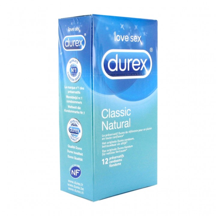 Durex - Classic Natural Condoms 12 pcs - Durex