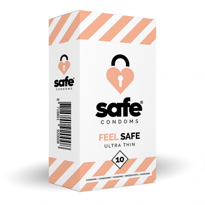 SAFE - Condoms - Ultra Thin (10 pcs) - Safe