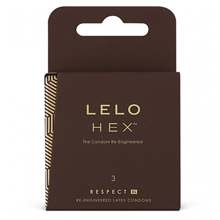 Prezervatīvi Lelo Hex Respect XL (3 gab.)