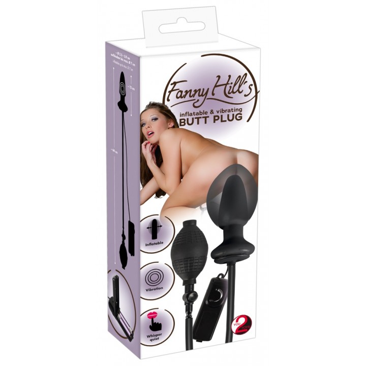 Fanny Hill´s Butt Plug black - You2Toys