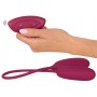Vibruojantys kiaušiniai Sweet Smile RC Shaking & Vibrating Love Egg Duo