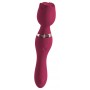 Vibrators Rosenrot Thumping Wand Vibrato, sarkans