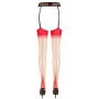 Stockings skin/red 5 - Cottelli LEGWEAR