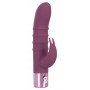 Vibrators maksts un klitora stimulācijai lillā krāsā 15 režīmi 16cm