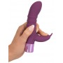 Vibrators maksts un klitora stimulācijai lillā krāsā 15 režīmi 16cm