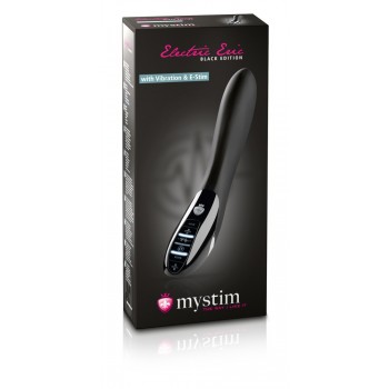 Mystim Electric Eric Estim Vibrators, melna krāsa