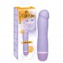 Silikona mini vibrators sievietēm ar 7 režīmiem, violets 12,4 cm Sweet Smile