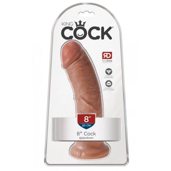 Dildo King Cock 8", rudas