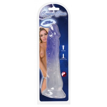 Caurspīdīgs Dildo - Crystal Clear 22.5 cm