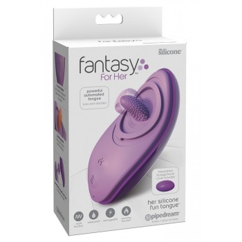 FANTASY FOR HER HER SILICONE FUN TONGUE - PURPLE