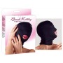 Head mask mouth black bk