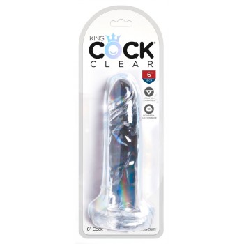 King Cock Dzimumlocekļa simulators Cock 6 Clear