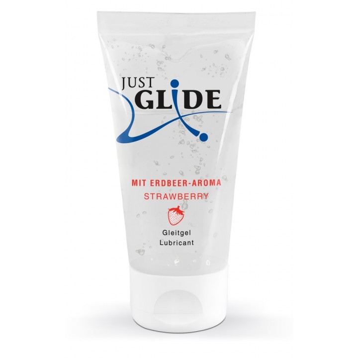 Lubrikants Just Glide Strawberry, 50 ml