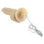 Naked Addiction - 7.5 Inch Rotating & Vibrating Dong with Remote Vanilla