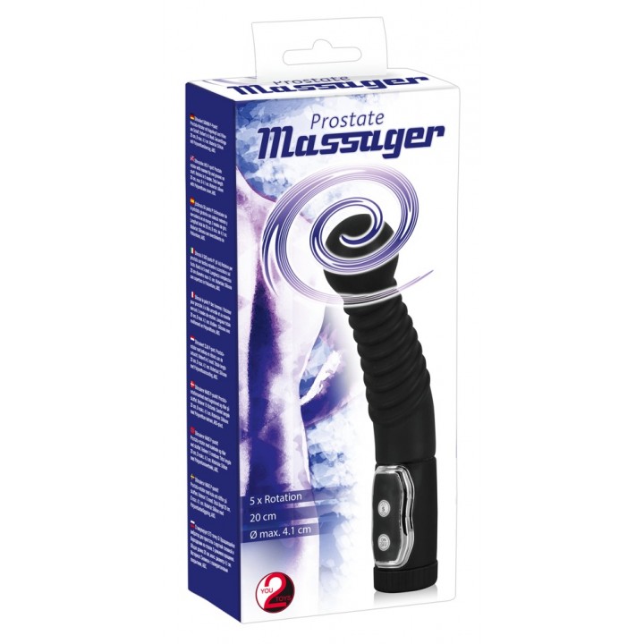 Prostatas masētājs, melns