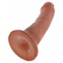 Reālistisks dildo ar piesūcekni 17 cm brūns King Cock Pipedream
