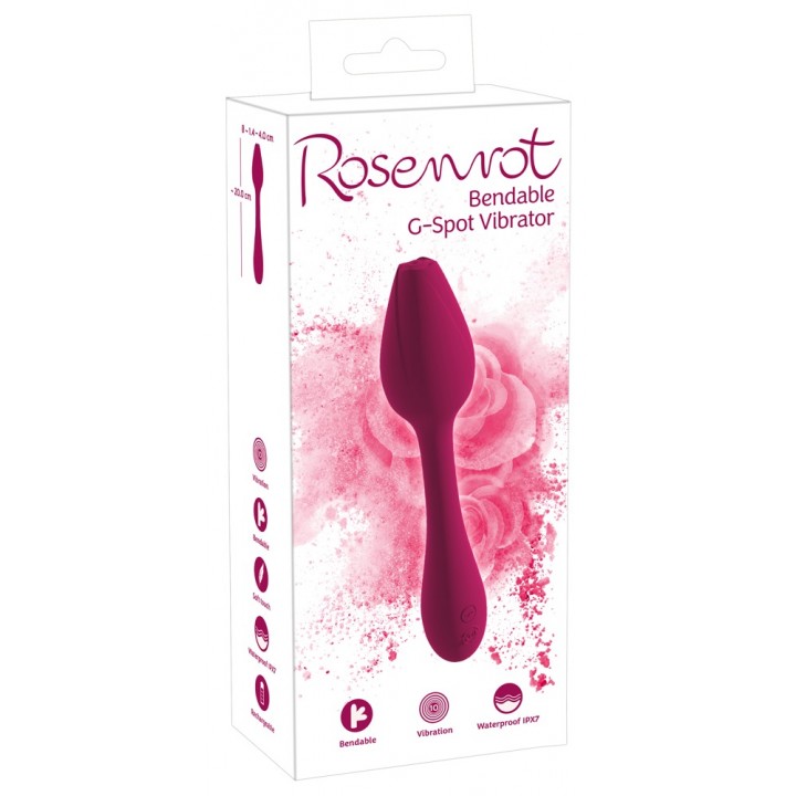 Vibrators Rosenrot Lendable G-Spot Vibra, sarkans