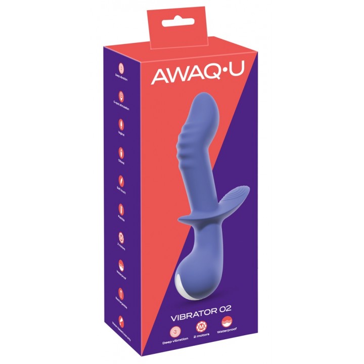 Vibrators AWAQ.U 2, violets, 21,6cm