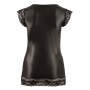 Melna spīdīga auduma mini kleita Cottelli Collection 3XL - Cottelli CURVES