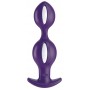 B-Balls Duo White/Dark Violet - Fun Factory