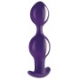 B-Balls Duo White/Dark Violet - Fun Factory