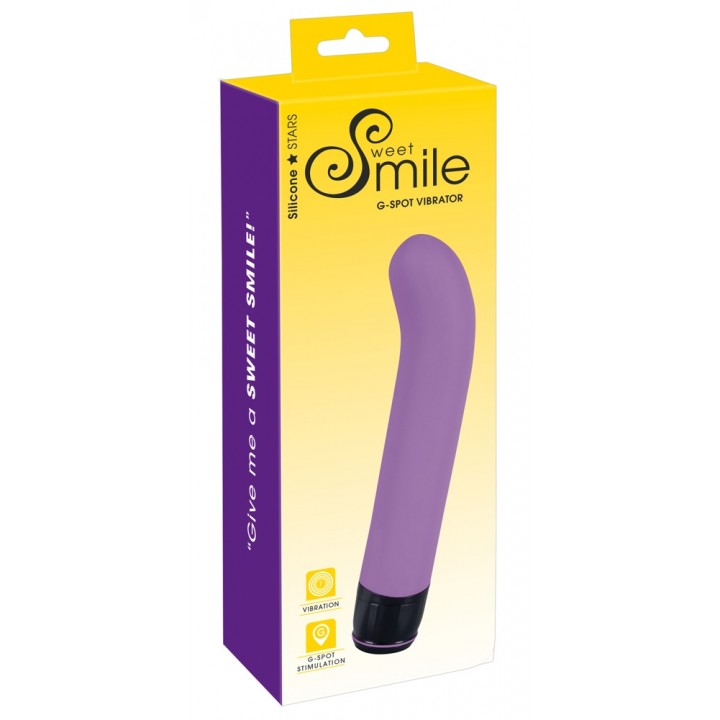 Vibratorius Sweet Smile G-spot, violetinis