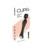 Sildošs vibrators Cupa Warming Wand Vibrator, 22.6 cm, melns