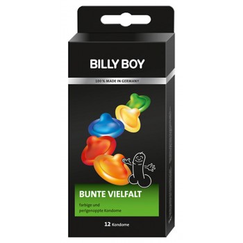 Billy Boy - Colorful variety - 12 Condoms