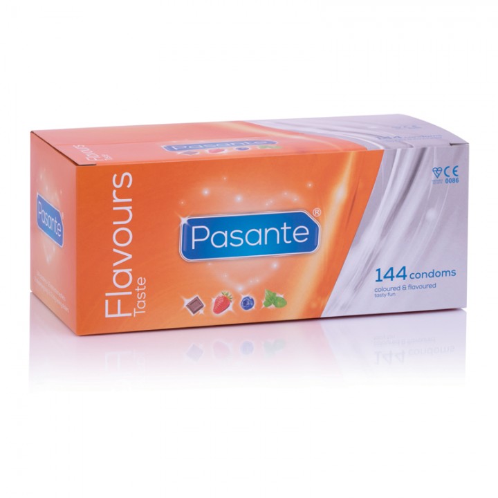 Prezervatīvi Pasante Flavors, 144 gab.