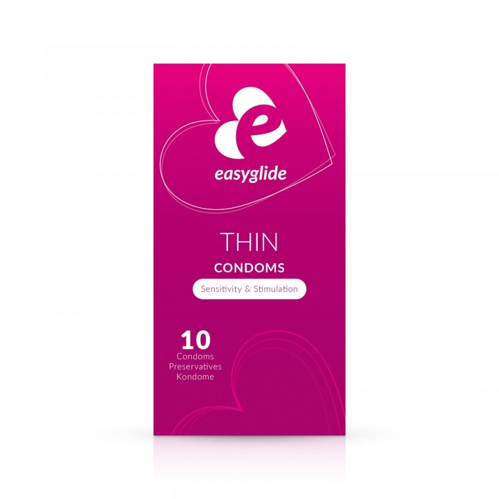 EasyGlide - Extra Thin Condoms - 10 pieces