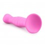 Silicone Suction Cup Dildo - Pink