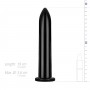 ALL BLACK DILDO 20CM