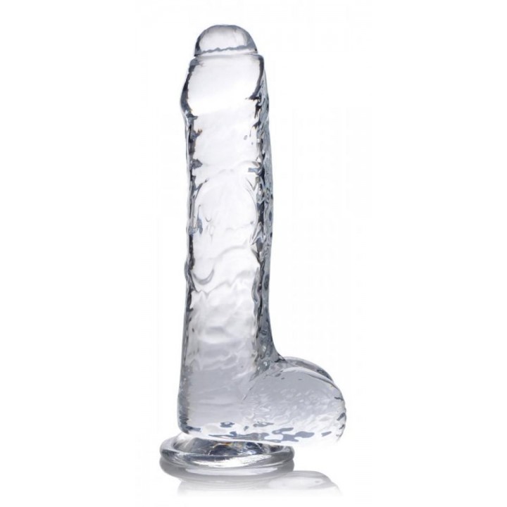 Jock C-Thru Transparent Dildo - 21 cm.