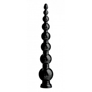 Graduated Bead Anal Snake anālais dildo, 19 collas