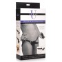 Power Pegger Double Strap-On vibrators, melns