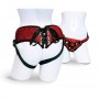 Sportsheets - Red Lace Corsette Strap-On - Sportsheets