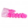 Easytoys Spiral Wand Attachment seksa rotaļlieta, rozā