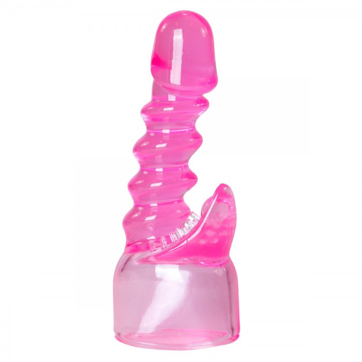 Easytoys Spiral Wand Attachment seksa rotaļlieta, rozā