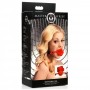 Blossom Silicone Rose Gag - Red