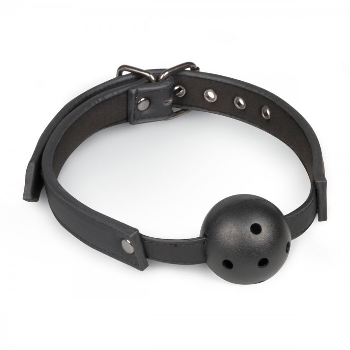 Ball Gag With PVC Ball - Black