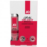 Gelis oraliniam seksui System JO Oral Delight Strawberry, 30 ml