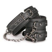 Leather Collar With Anklecuff