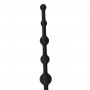 Long Anal Beads Black