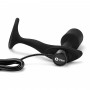 Anālais spraudnis B-Vibe Vibrating Snug and Tug, melns