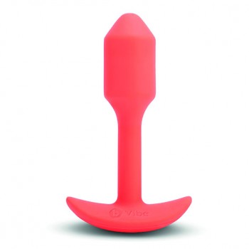 Anālais spraudnis B-Vibe Vibrating Snug, oranžs