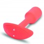 Anālais spraudnis B-Vibe Vibrating Snug, oranžs