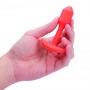 Anālais spraudnis B-Vibe Vibrating Snug, oranžs