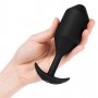 B-VIBE VIBRATING SNUG PLUG 5 BLACK